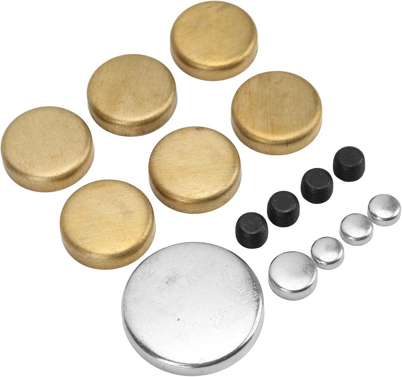 LUCKDANO Brass Freeze Plug Kit, MPE‑108BR Engine Expansion Plugs for 255ci 260ci 289ci 302ci 351ci - Image 3